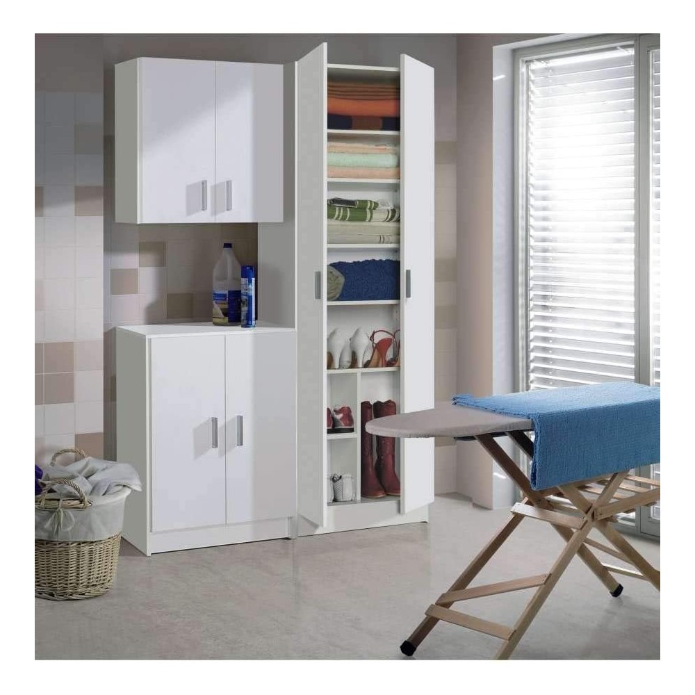251844 Armoire bas polyvalent avec 2 portes et...