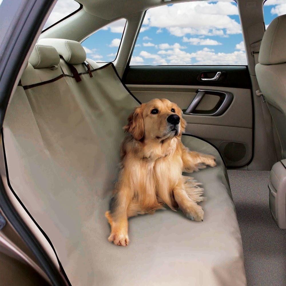 Couverture de protection de siège voiture pour chien en tissu imperméa