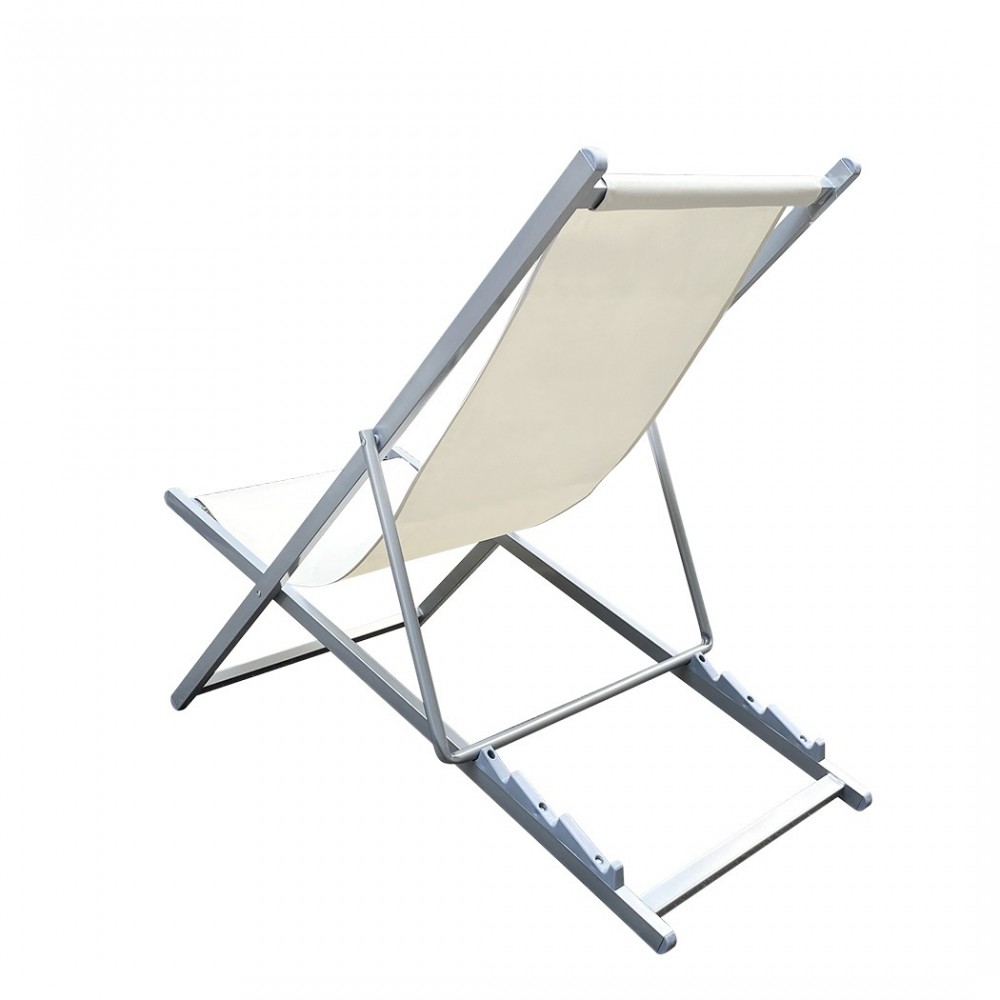 Chaise longue plage MATERA 3 Positions Pliable...