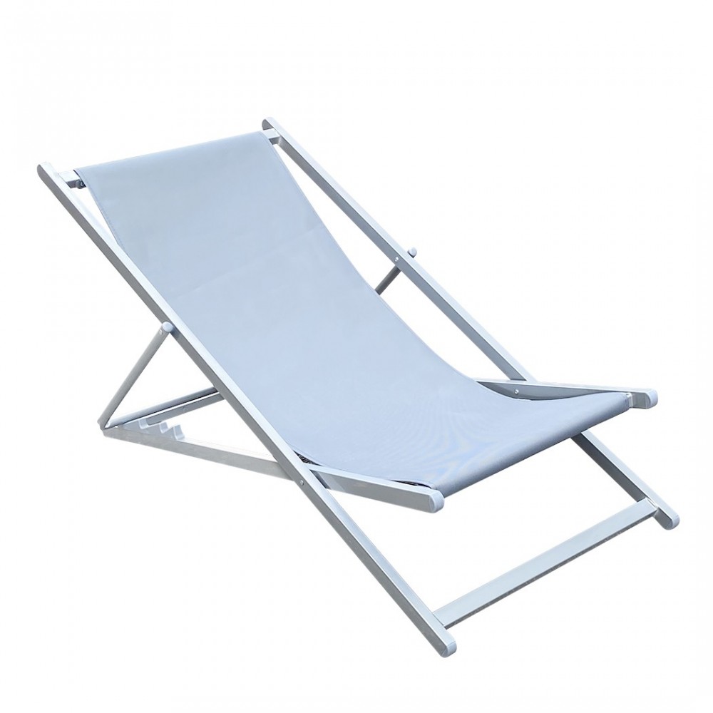 Chaise longue plage MATERA 3 Positions Pliable...