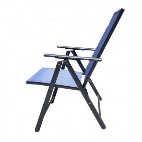 Chaise Relax longue réglable tissu textile pour extérieur Ameublement du jardin