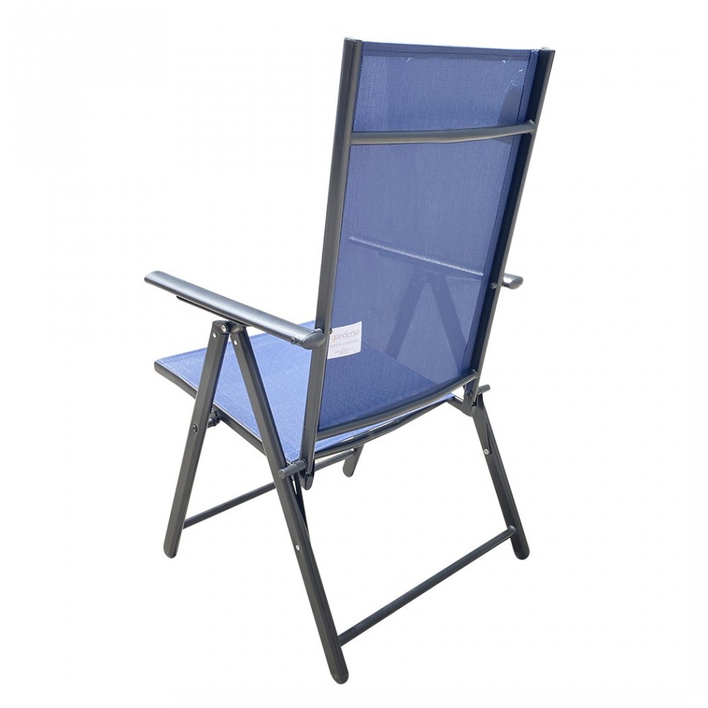 Chaise Relax longue réglable tissu textile pour extérieur Ameublement