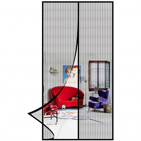 Tente moustiquaire avec fermeture magnétique composée de résine 120 x 240 cm