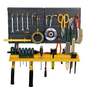 Étagère Porte-outils 332 Kit Panneaux Modulaires pour Outils 50 crochets