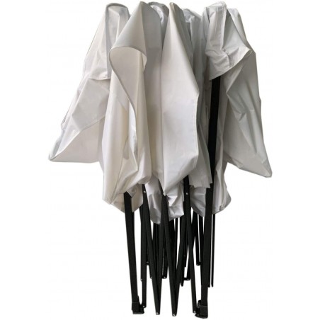 Gazebo A Accordéon Refermable Polyvalent 3x3 Mt EasyFlex De Jardin BLANC