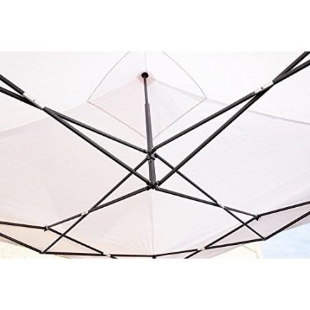 Gazebo A Accordéon Refermable Polyvalent 3x3 Mt EasyFlex De Jardin BLANC