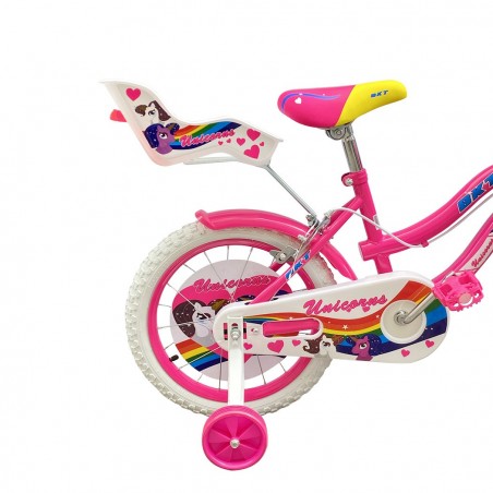 Vélo UNICORNO BKT taille 14 vélos pour enfant de 4 à 6 ans avec roues