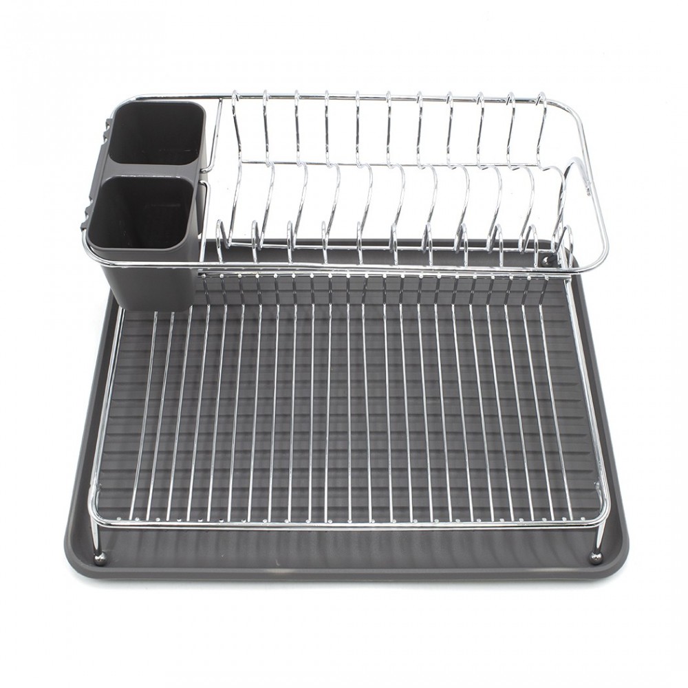 Égouttoir à double plancher en acier 385741...