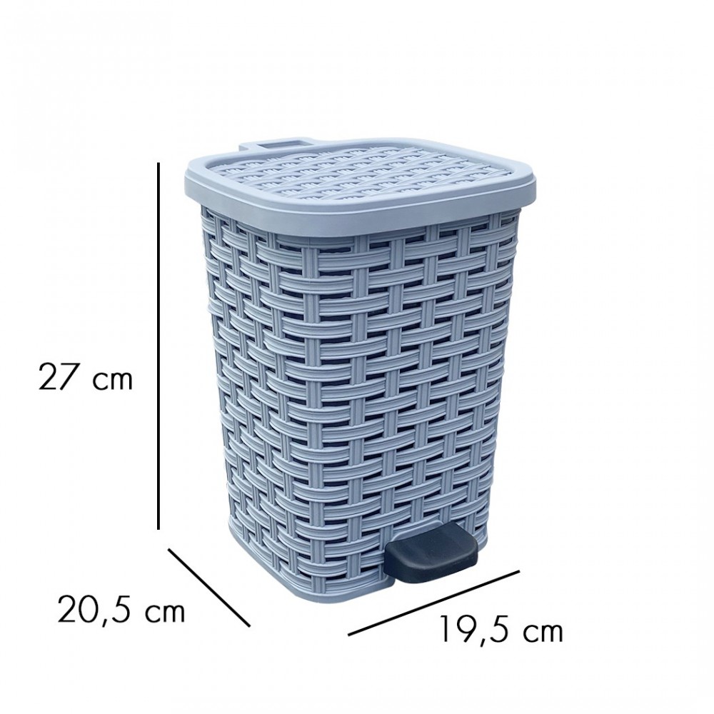 Ensemble 3pcs Accessoires De Bain Rattan 304643...