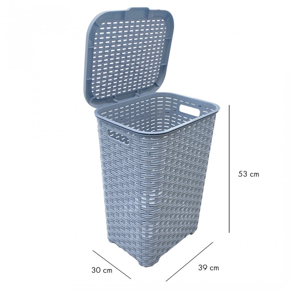 Ensemble 3pcs Accessoires De Bain Rattan 304643...