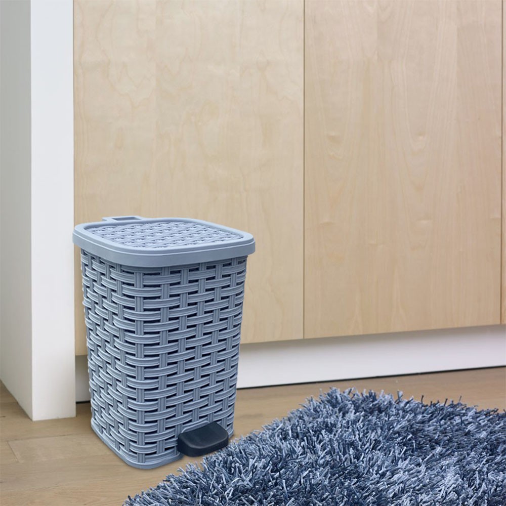 Ensemble 3pcs Accessoires De Bain Rattan 304643...