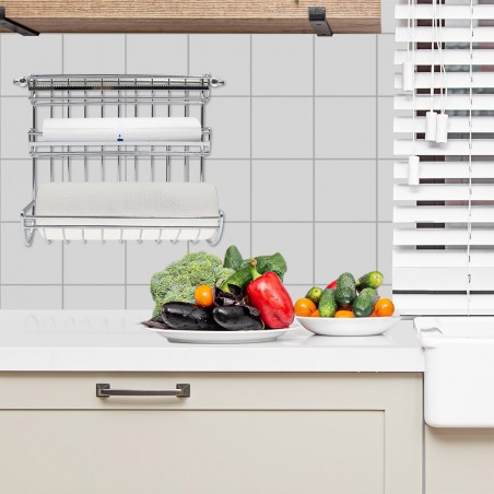 Porte rouleau Film mural 3 Compartiments 28189 Métal Lame à Scie à métaux