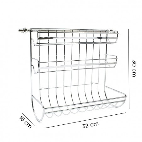 Porte rouleau Film mural 3 Compartiments 28189 Métal Lame à Scie à métaux