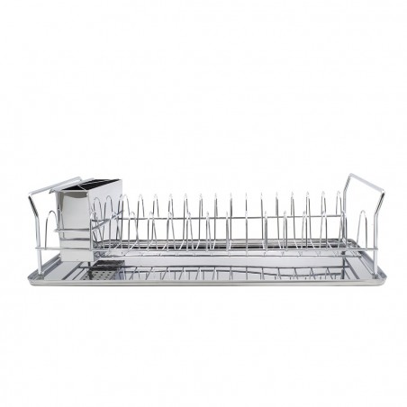 Égouttoir de support en Acier 281883 Compartiment Couverts Plateau amovible