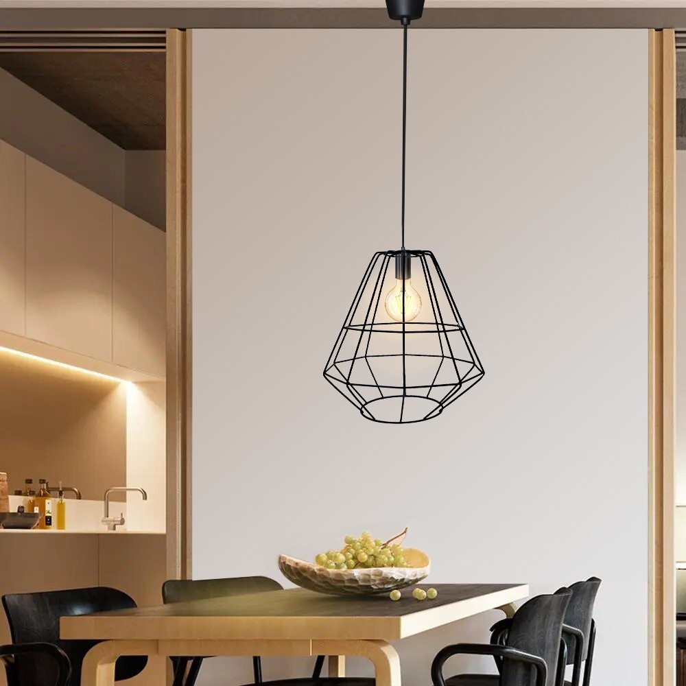 Lustre suspendu industriel rétro 019844 Lampe...