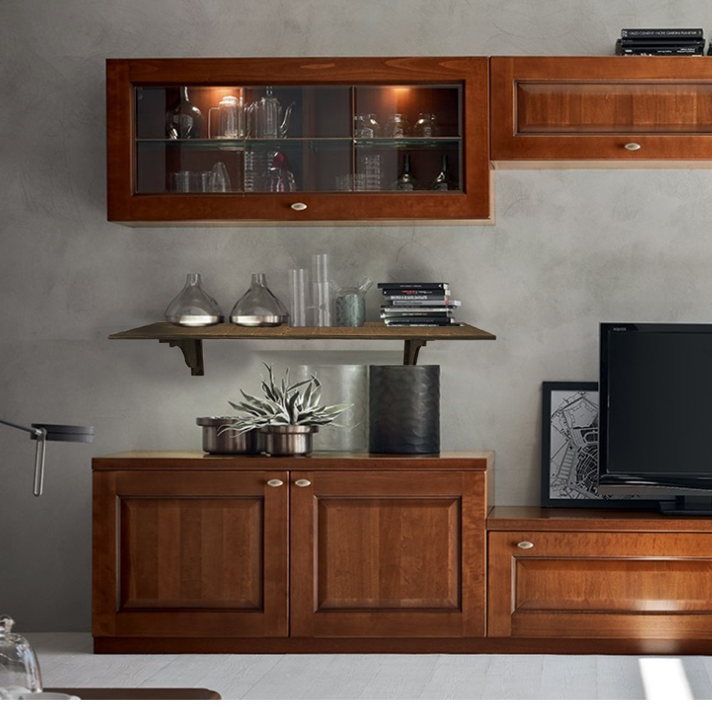 Étagère Porte-objets 416792 en bois Couleur...