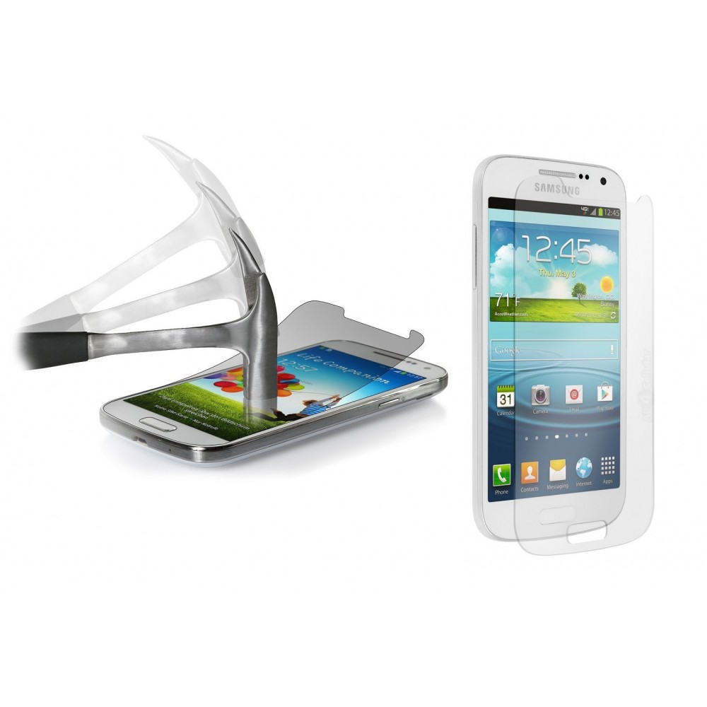 Film protecteur - protection écran téléphone en verre trempé transparent protège des chocs et des chutes - SAMSUNG S4