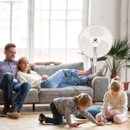 Ventilateur à Lampadaire MyIdea All Ways Connexion infrarouge Pales de 40 cm