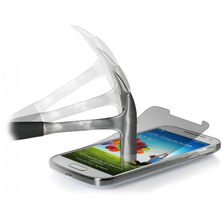 Film protecteur - protection écran téléphone en verre trempé transparent protège des chocs et des chutes - SAMSUNG S4