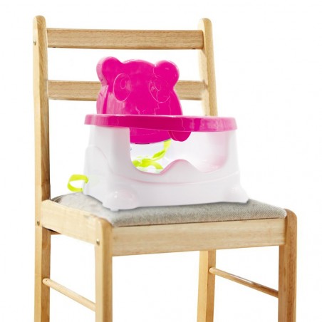 Chaise haute repas Enfants fixation sur table ceinture de sécurité et plateau