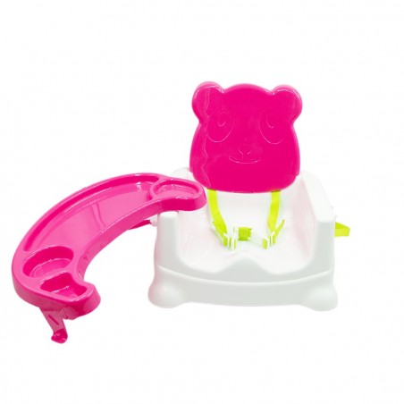 Chaise haute repas Enfants fixation sur table ceinture de sécurité et plateau