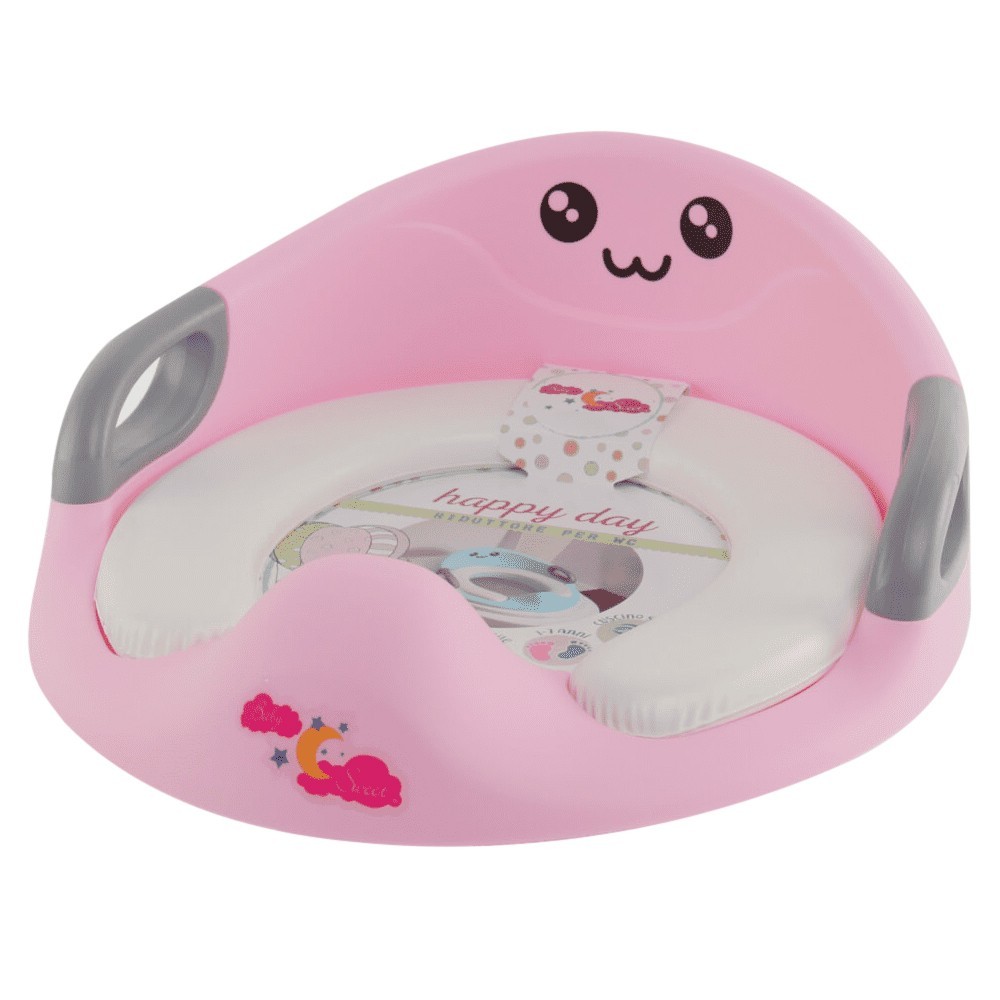 Reducteur Wc Pour Enfants 5260 Siege De Toilette Ovale Doux Avec Bavette