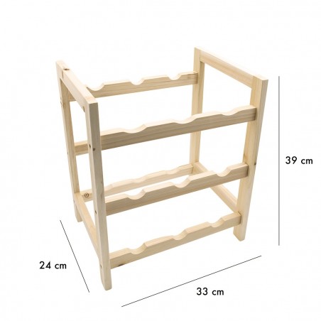 Étagère à échelle en bois 87670 Bibliothèque 4 Étagères Porte-objets Contre Mur