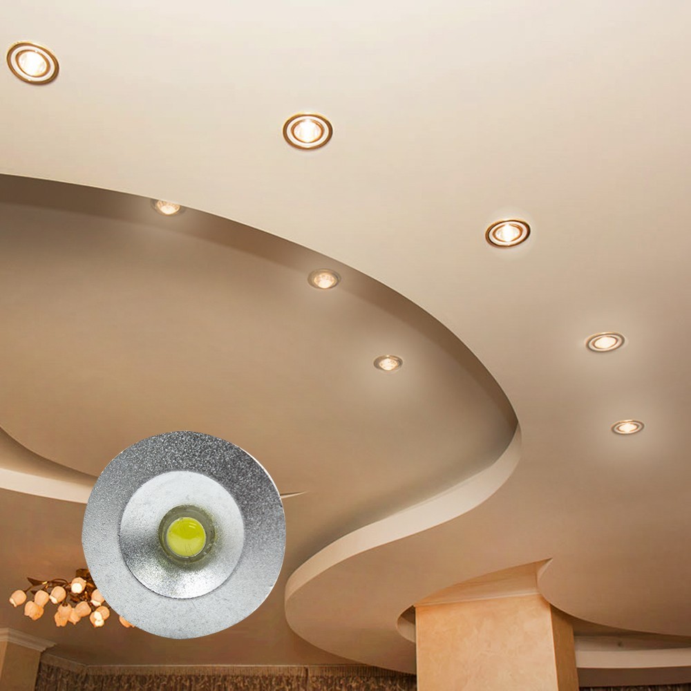 Ensemble de 9 mini projecteurs LED 1W longue...