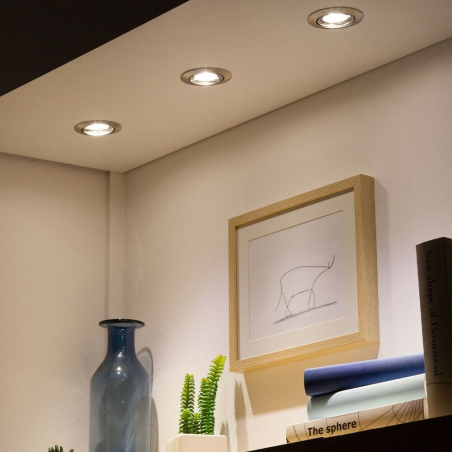 Ensemble de 9 mini projecteurs LED 1W longue durée avec protection IP65