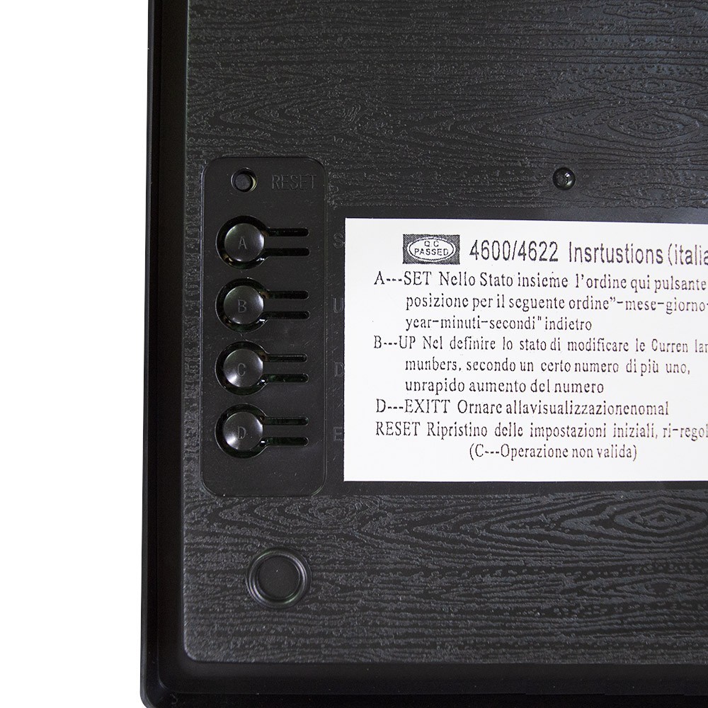 Horloge murale numérique LED 146228 calendrier...