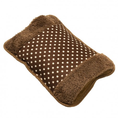 Sac à eau chaude avec poche chauffe-mains en polyester fantaisies assorties