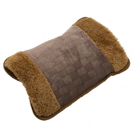 Sac à eau chaude avec poche chauffe-mains en polyester fantaisies assorties