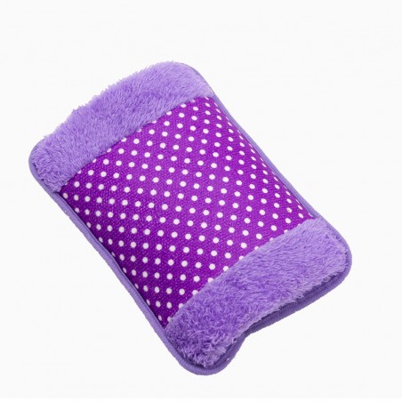 Sac à eau chaude avec poche chauffe-mains en polyester fantaisies assorties