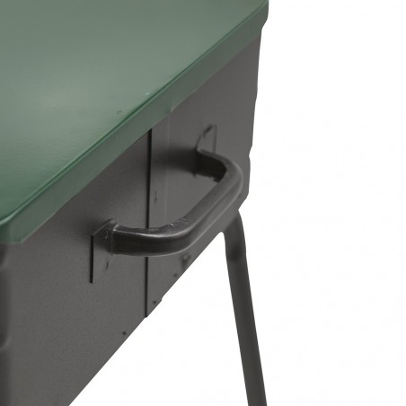 Barbecue à Malette art. 045 à Charbon avec grille réglable 40x30xH74 cm