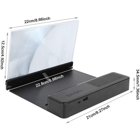 Loupe 945126 Cadre Zoom 26x pour Smartphone Avec Bluetooth