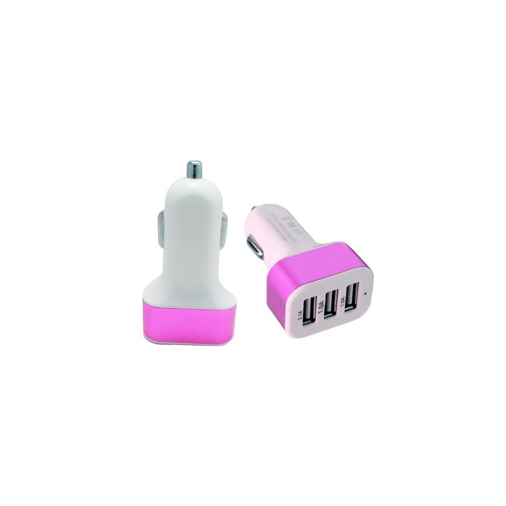 Adaptateur allume cigare 3 ports USB - voiture - pour chargeur USB - télèphone ordinateur gps