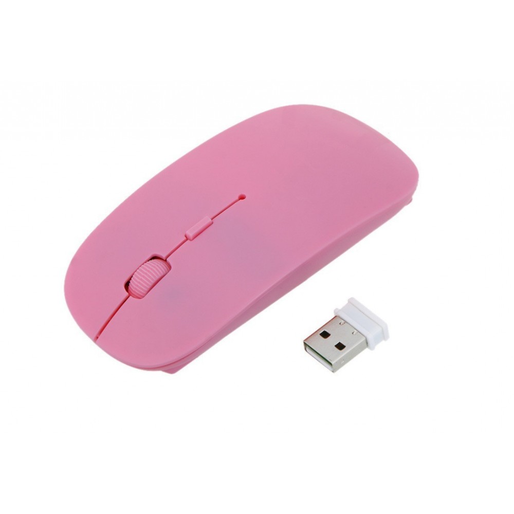 Souris optique PC portable usb sans fil 2,4 GHz fine et de différentes couleurs