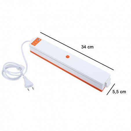 Machine scellante des sacs 183112 pour les aliments sous vide avec 10 sacs