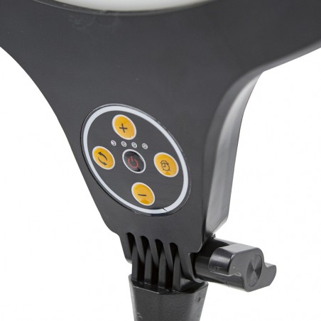 Lampe de table pour selfie 26 cm avec support minuterie et 3 modes d'éclairage