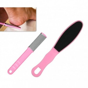 Set de 2 pièces pierre et râpe - pédicure - soins des pieds élimine callosités