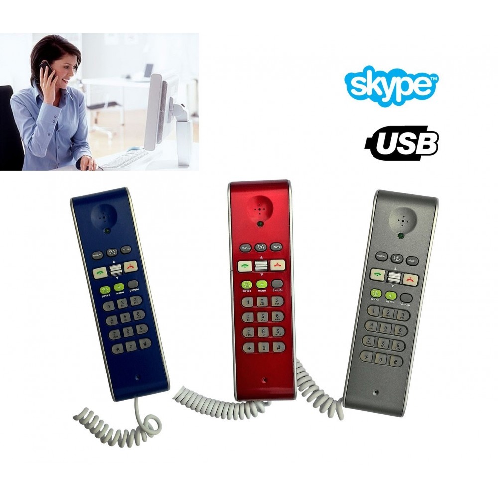 Téléphone VoIP USB compatible avec Skype pour appeler vos amis gratuit