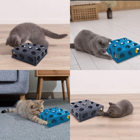 Jeu pour Chats TRICHY 10604 avec 2 Boules en Plastique pour Félins Interactif