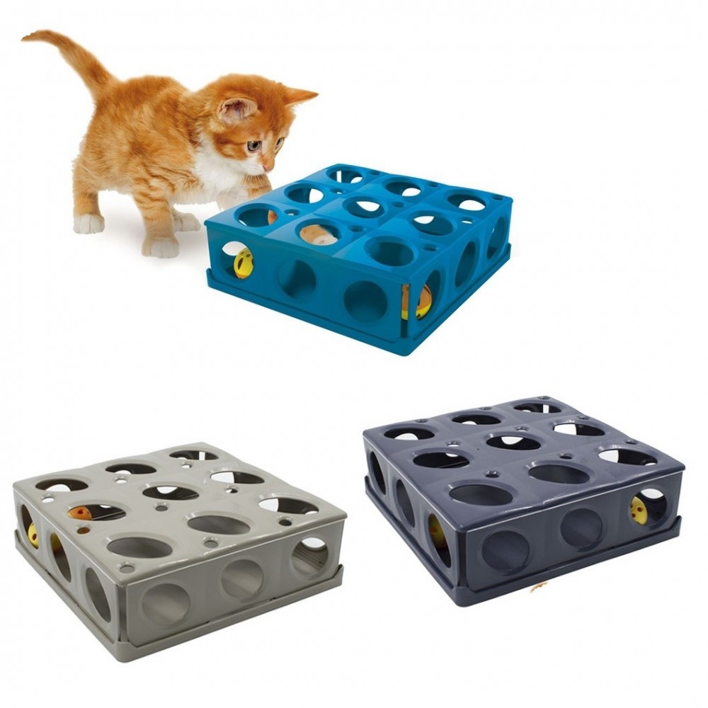 Jeu pour Chats TRICHY 10604 avec 2 Boules en Plastique pour Félins Interactif