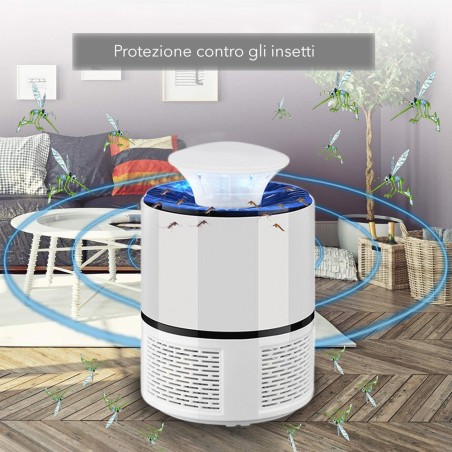 Lampe anti-moustique électrique 18724 Piège à insectes LED USB Portable