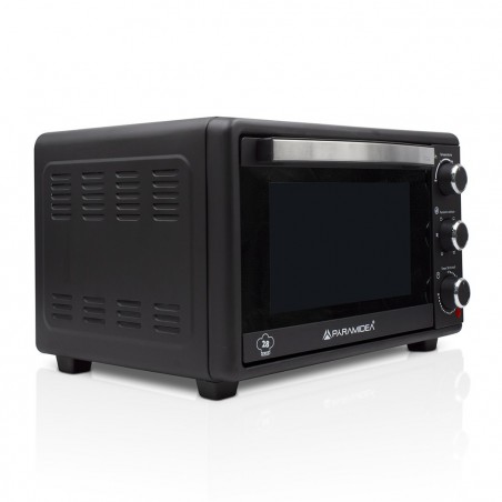 Four électrique ventilé 28L puissance 1500W avec plaque à pâtisserie en acier