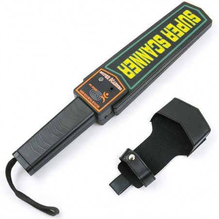 Détecteur de métaux Super Scanner 180173 sensibilité réglable prise ergonomique