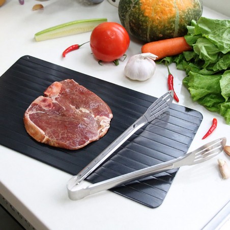 Plateau en aluminium Décongélation rapide 18734 pour aliments congelés 35x20 cm