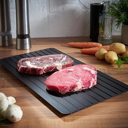 Plateau en aluminium Décongélation rapide 18734 pour aliments congelés 35x20 cm