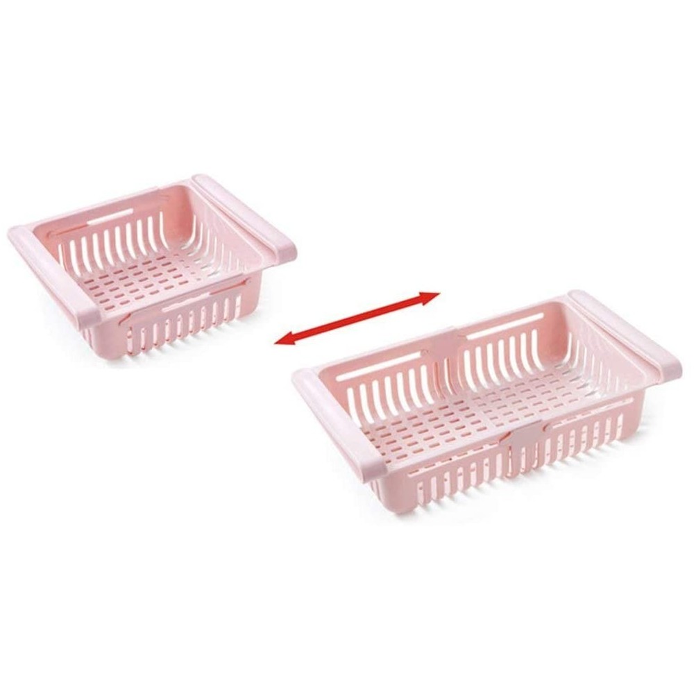 Tiroir Organisateur extensible en plastique multi-utilisation réfrigérateur