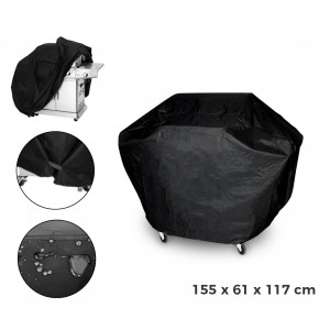 4216 Housse de protection pour barbecue tissu imperméable...